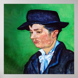 Poster Retrato de Armand Rouin por Van Gogh