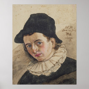 Pôster Retrato de auto, 1591