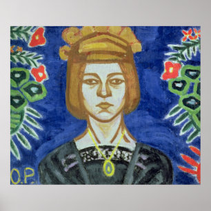 Poster Retrato de auto, 1912-15