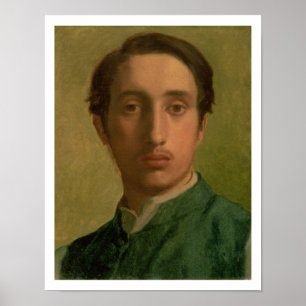 Pôster Retrato de auto de Edgar Degas  