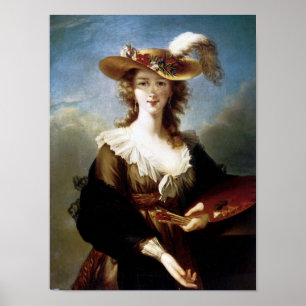 Pôster Retrato de auto de Elisabeth Vigee-Lebrun