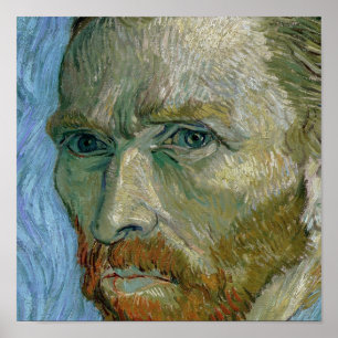 Pôster Retrato de auto de Vincent van Gogh  , 1889