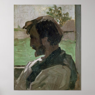 Poster Retrato de auto no Santo-Saveur, 1868