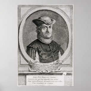 Pôster Retrato de Baruch ou de Benedict Spinoza