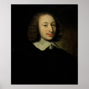 Poster Retrato de Blaise Pascal