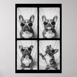 Poster Retrato de Bulldog Francês