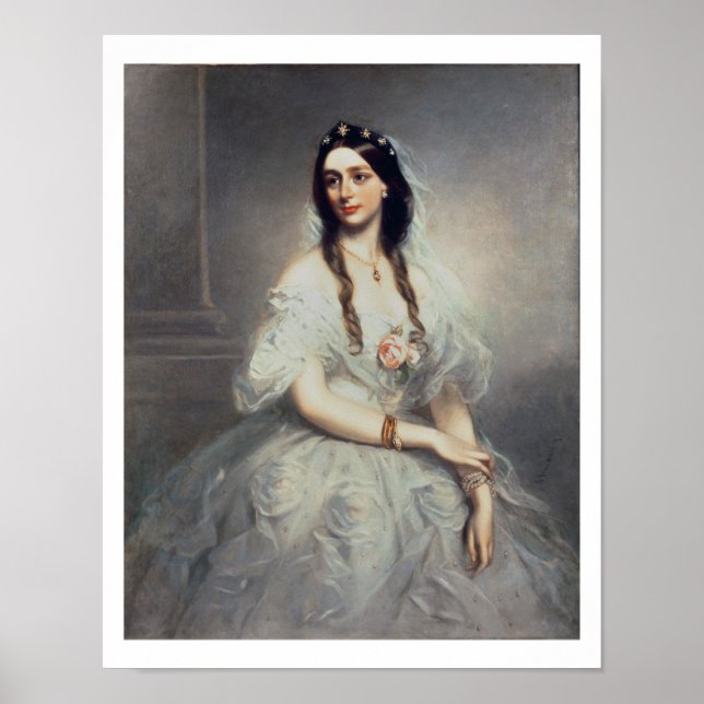 Poster Retrato de C.W.Stoughton (d.1907), Três Quar (Frente)