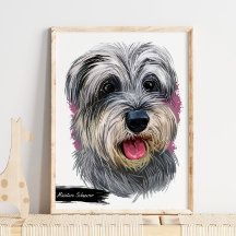Retrato de Cachorro Miniatura Schnauzer | Retrato 