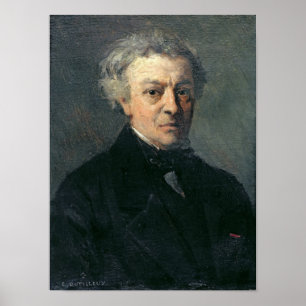 Pôster Retrato de Camilo Corot c.1863