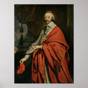 Pôster Retrato de Cardinal de Richelieu