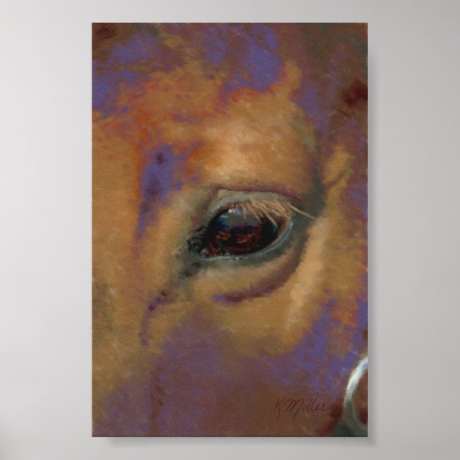 Pôster Retrato de Cavalo (Frente)