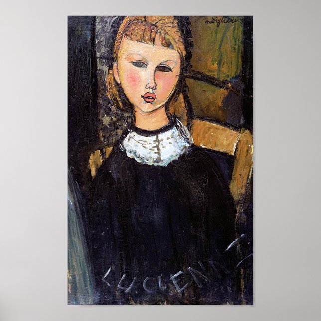 Poster Retrato de Ceroni, Modigliani (Frente)