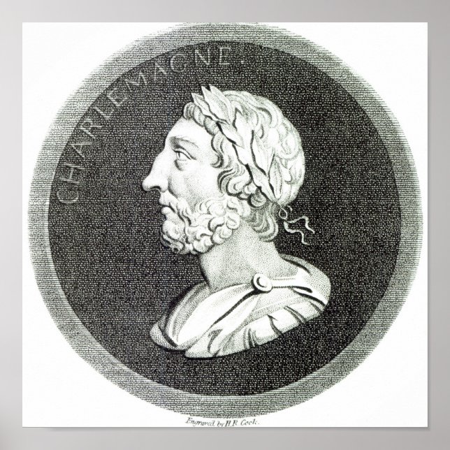 Poster Retrato de Charlemagne (Frente)