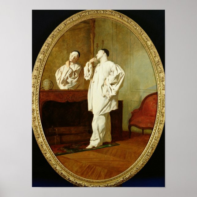 Poster Retrato de Charles Deburau (Frente)