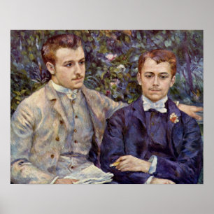 Poster Retrato de Charles e de Georges