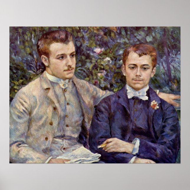 Poster Retrato de Charles e Georges (Frente)