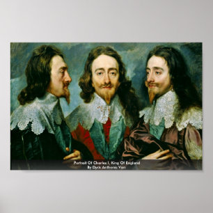Pôster Retrato de Charles mim, rei de Inglaterra