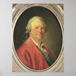 Pôster Retrato de Christoph Willibald von Gluck , 1777