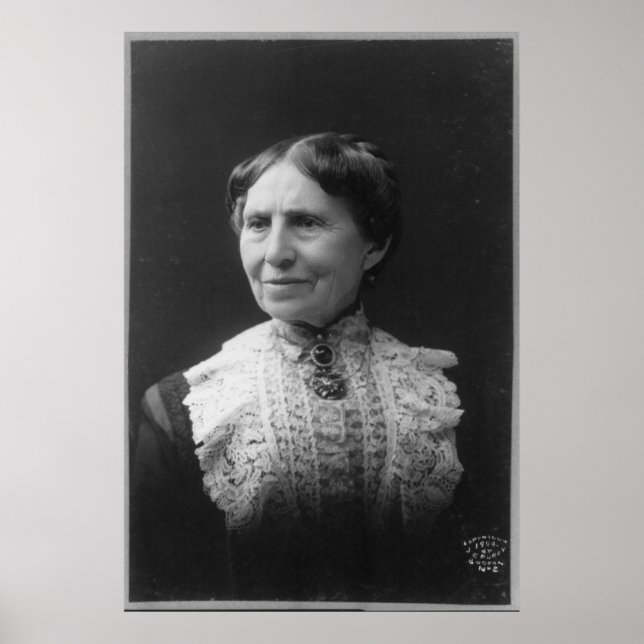 Poster Retrato de Clara Barton Mais Tarde na Vida (Frente)
