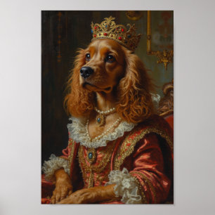 Poster Retrato de Cocker Spaniel Real