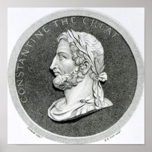 Pôster Retrato de Constantine o Excelente