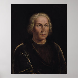 Poster Retrato de Cristóvão Colombo