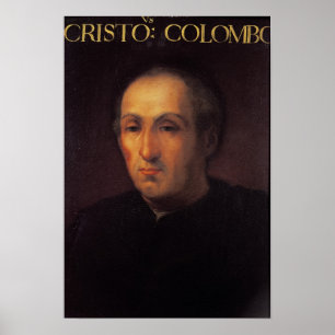 Poster Retrato de Cristóvão Colombo