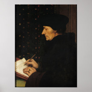 Pôster Retrato de Desiderius Erasmus