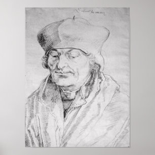 Poster Retrato de Desiderius Erasmus 1520