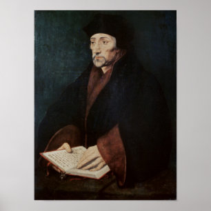Poster Retrato de Desiderius Erasmus de Rotterdam