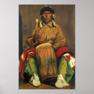 Poster Retrato de Dieguito Roybal por Robert Henri