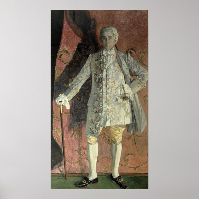 Pôster Retrato de Dmitry Smirnov (Frente)