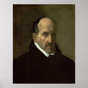 Pôster Retrato de Don Luis de Gongora y Argote 1622