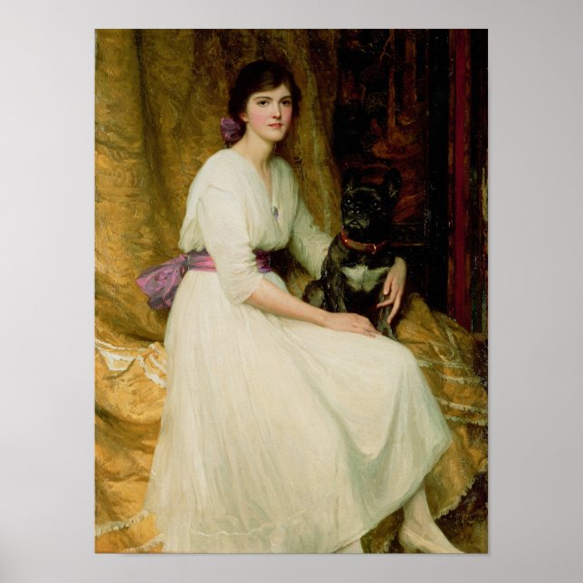 Pôster Retrato de Dorothy Dicksee (Frente)