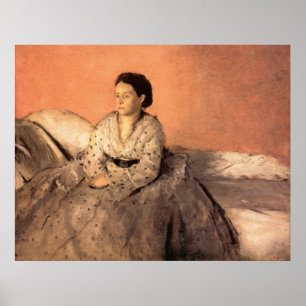 Poster Retrato de Edgar Degas de Estelle Musson de Gás