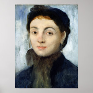 Poster Retrato de Edgar Degas de Josephine Gaujelin,