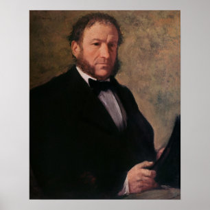 Pôster Retrato de Edgar Degas do Monsieur Ruelle, 1861