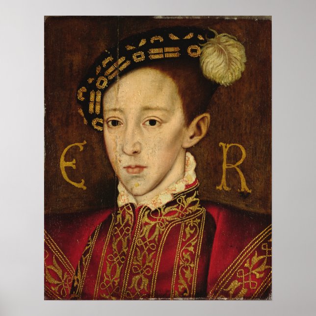 Pôster Retrato de Edward VI (Frente)