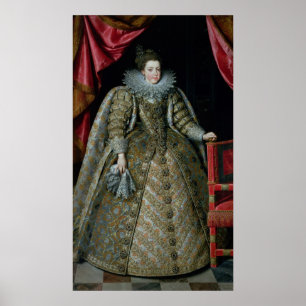 Poster Retrato de Elisabeth de France 1615