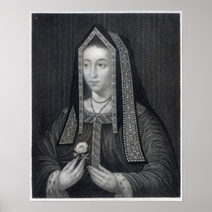 Pôster Retrato de Elizabeth de York