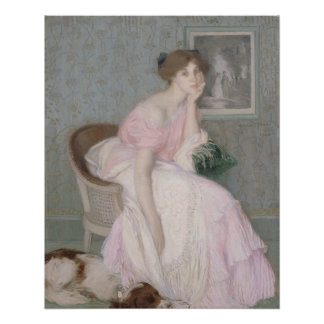 Pôster Retrato de Ella Carmichael por Aman-Jean