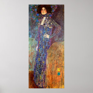 Pôster Retrato de Emily Floge por Gustavo Klimt