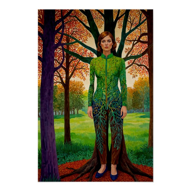 Pôster “Retrato de Erdessa”  - A Disfarce da Quietude (Frente)