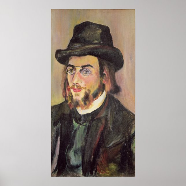 Pôster Retrato de Erik Satie c.1892 (Frente)