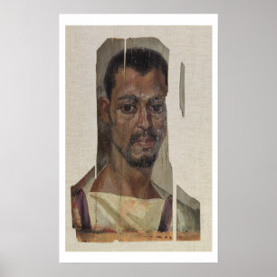 Pôster Retrato de Fayum (cera do encaustic na madeira)