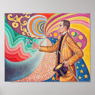 Poster Retrato de Felix Feneon, Sigac