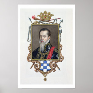 Pôster Retrato de Ferdinand Alvarez de Toledo Duque de Al