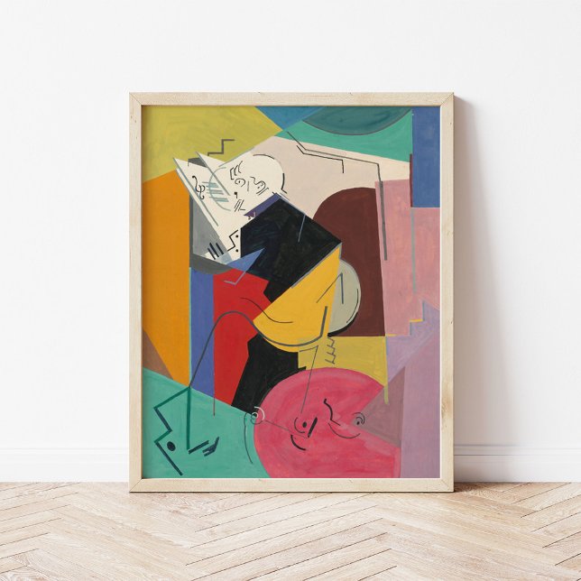 Poster Retrato de Florent Schmitt | Albert Gleizes (Criador carregado)