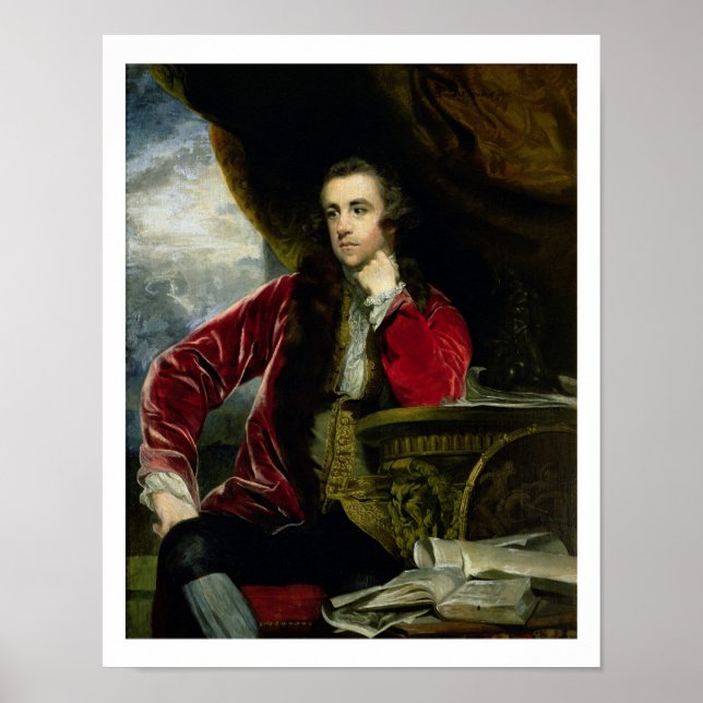 Poster Retrato de Francis Russell, a Marquesa de Tavis (Frente)