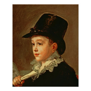 Pôster Retrato de Francisco Jose de Goya y Lucientes de
